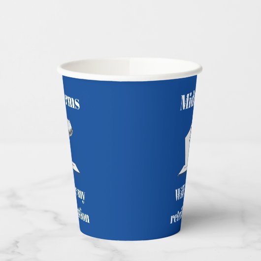 Midterms werden meine Rückgabe sein Pappbecher (Links)