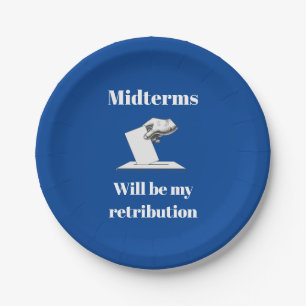 Midterms werden meine Rückgabe sein Pappteller