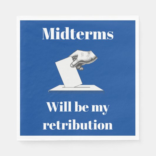 Midterms werden meine Rückgabe sein Serviette (Vorderseite)