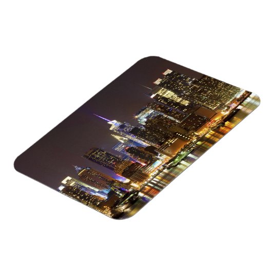 Midtown Manhattan aus Weehawken New Jersey Magnet (Linke Seite)