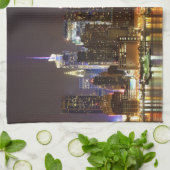 Midtown Manhattan gesehen von Weehawken New-Jersey Handtuch (Gefaltet)