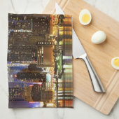 Midtown Manhattan gesehen von Weehawken New-Jersey Handtuch (Viertel Falte)