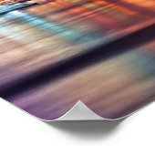 Midtown Manhattan in der Nacht mit Empire Stae Poster (Ecke)