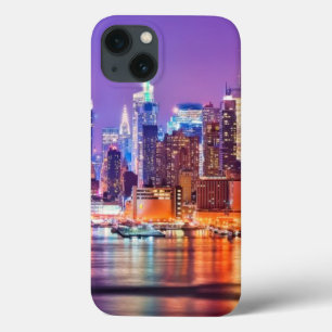 Midtown Manhattan nachts mit Reich Stae Case-Mate iPhone Hülle