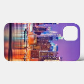 Midtown Manhattan nachts mit Reich Stae Case-Mate iPhone Hülle (Rückseite (Horizontal))