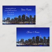 Midtown Manhattan Skyline, New York City Visitenkarte (Vorne/Hinten)