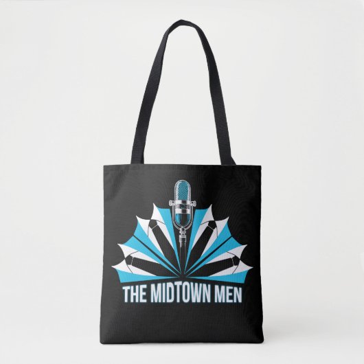Midtown Men - Neues Logo - Black Tote Bag Tasche (Vorderseite)
