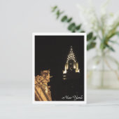 Midtown Sights: Grand Central & The Chrysler Postkarte (Stehend Vorderseite)