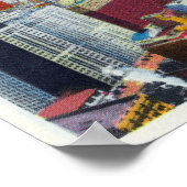 Midtown Skyline View in Richtung East River Poster (Ecke)