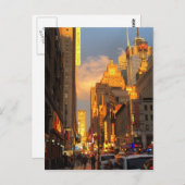 Midtown Sunset New York City NYC Foto Postcard Postkarte (Vorne/Hinten)