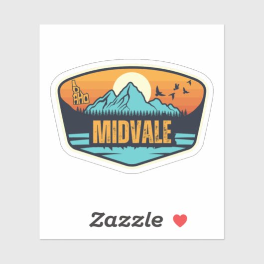 Midvale, Idaho Aufkleber (Blatt)