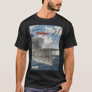 Midway 1942 - Träger-Streik Reiseplakat T-Shirt