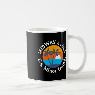 Midway Atoll Beach U.s. Minor Islands Summer Vacat Kaffeetasse