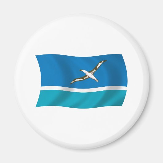 Midway-Insel Flagge Magnet (Vorne)