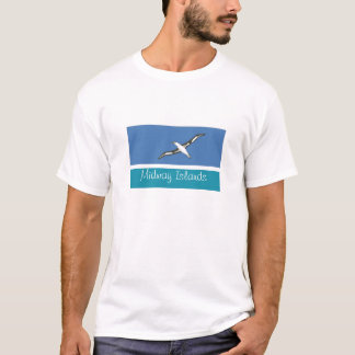 Midway Islands-Flaggenandenkent-shirt T-Shirt