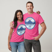 Midway Utah Ut Mountains Abzeichen Wandern Souveni T-Shirt (Unisex)