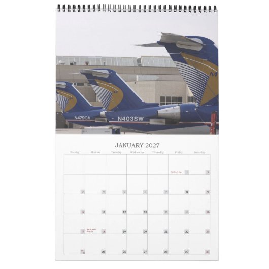 Midwest Airlines Calendar Kalender (Jan 2027)
