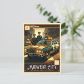 Midwest City, Oklahoma | VINTAG Postkarte (Stehend Vorderseite)
