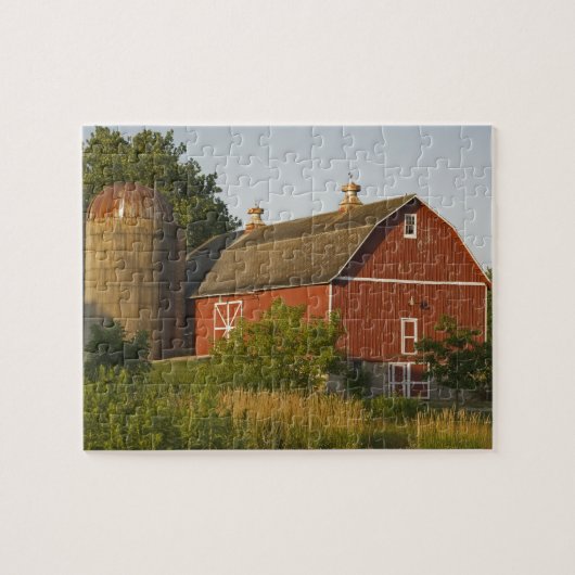 Midwest Red Barn Puzzle (Horizontal)