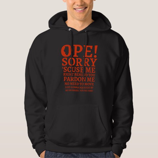 Midwestern Illinois Ope Friendly Midwestern State Hoodie (Vorderseite)