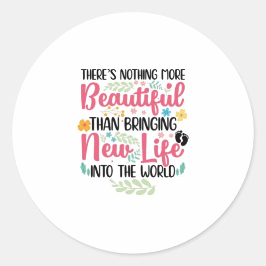 Midwife Midwives Doula Obstetrician Midwifery Job Runder Aufkleber (Vorderseite)