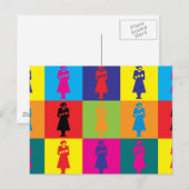 Midwifery Pop Art Postkarte (Vorne/Hinten)