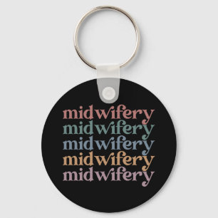 Midwifery Retro Vintag Midwomen Gifts Schlüsselanhänger