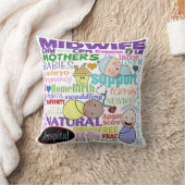 Midwifery Terminology-Subway Art Kissen (Decke)