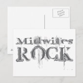 Midwifes Rock Postkarte (Vorne/Hinten)