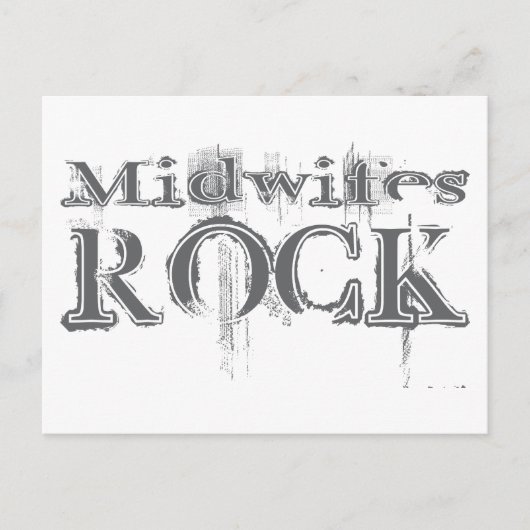 Midwifes Rock Postkarte (Vorderseite)