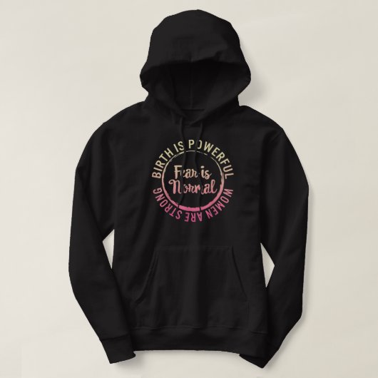 Midwives Day Doula Midfrau Geburtsfrau Geburtsarbe Hoodie (Design vorne)