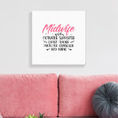 Midwives Gift Ideas | Midfrau Obstetrician Doula Leinwanddruck (Insitu (Wohnzimmer))