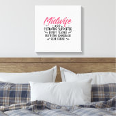 Midwives Gift Ideas | Midfrau Obstetrician Doula Leinwanddruck (Insitu (Schlafzimmer))