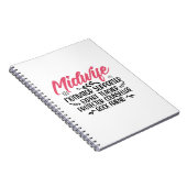 Midwives Gift Ideas | Midfrau Obstetrician Doula Notizblock (Rechte Seite)