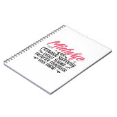 Midwives Gift Ideas | Midfrau Obstetrician Doula Notizblock (Linke Seite)