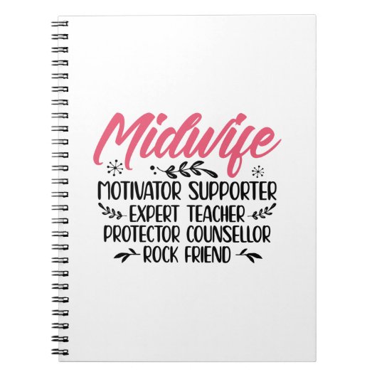 Midwives Gift Ideas | Midfrau Obstetrician Doula Notizblock (Vorderseite)