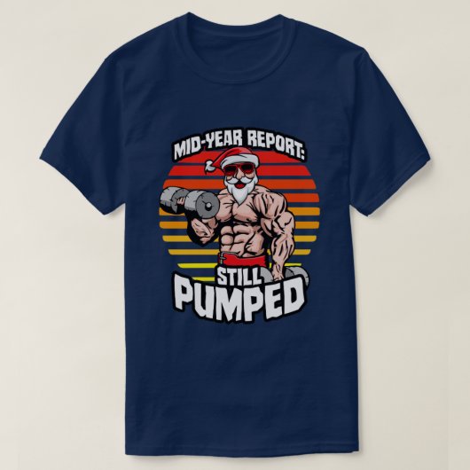 MidYear-Bericht immer noch unterstützt Santa Beach T-Shirt (Design vorne)