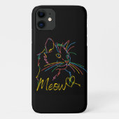 mies farbiges Katzengehäuse für Piton Case-Mate iPhone Hülle (Rückseite)