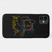 mies farbiges Katzengehäuse für Piton Case-Mate iPhone Hülle (Rückseite (Horizontal))