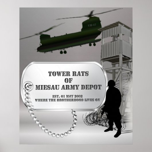 Miesau Tower Rats Poster (Vorne)