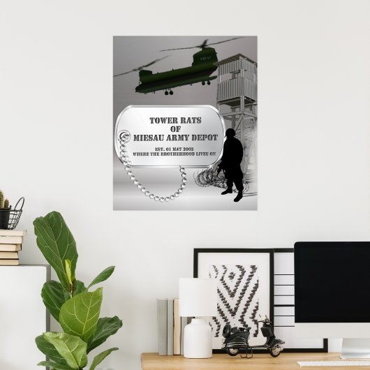 Miesau Tower Rats Poster (Heimbüro)