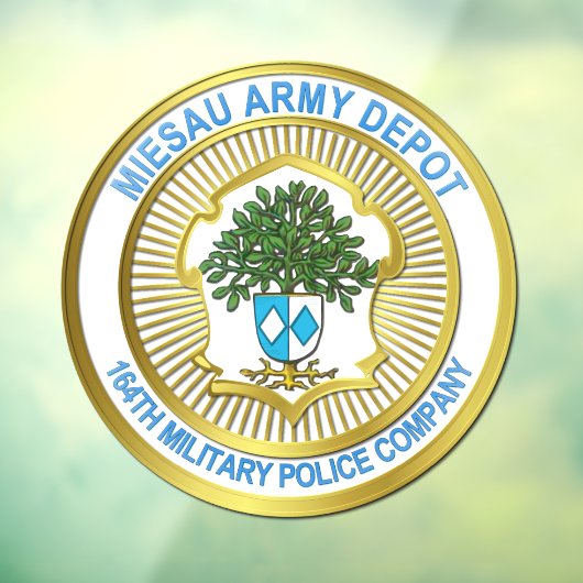 Miesau-Wappen-Fensterklemme Fensteraufkleber (Blatt 3)