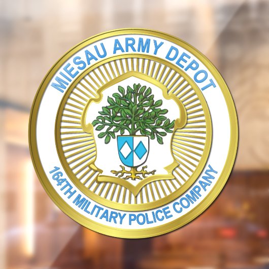 Miesau-Wappen-Fensterklemme Fensteraufkleber (Blatt 2)