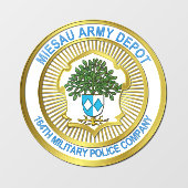 Miesau-Wappen-Fensterklemme Fensteraufkleber (Blatt)