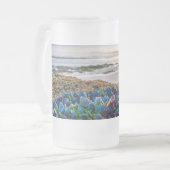 Miesmuscheln Mattglas Bierglas (Vorderseite Links)