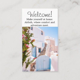 Miet-Bild von Airbnb House und QR-Code Modern Visitenkarte