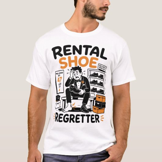 Miet-Schuh-Reuiger T-Shirt (Vorderseite)