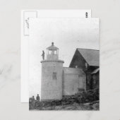 Mieter Harbour Lighthouse Postkarte (Vorne/Hinten)