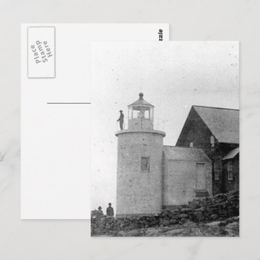 Mieter Harbour Lighthouse Postkarte (Vorne/Hinten)