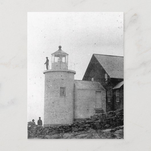 Mieter Harbour Lighthouse Postkarte (Vorderseite)